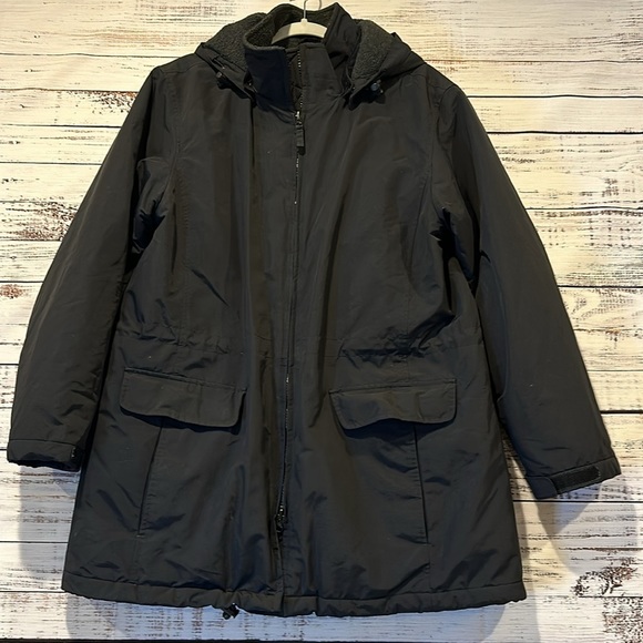 Lands End Polartec Fleece Lined Jacket Size‎ L 14-16 - Picture 6 of 6